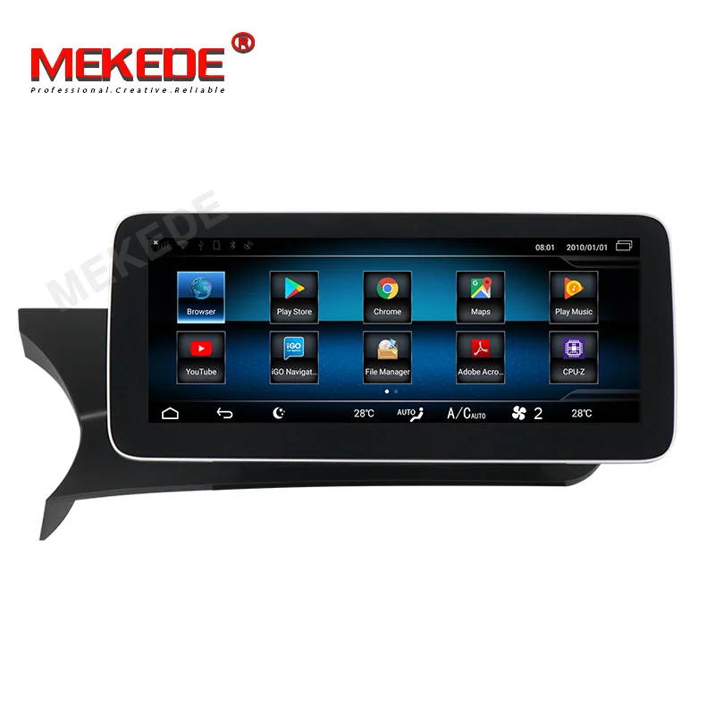 HD 4+ 64G 4G LTE 1920*720 Android 9,0 экран для Mercedes Benz C W204 2011-2013, с gps-навигация, радио, стерео BT мультимедиа