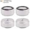 20mm-10mm MINI CNC Machined Solid Full Aluminum Isolation Feet Stands Damper Floor Base For Speaker AMP Computer Monitor 4PCS 3