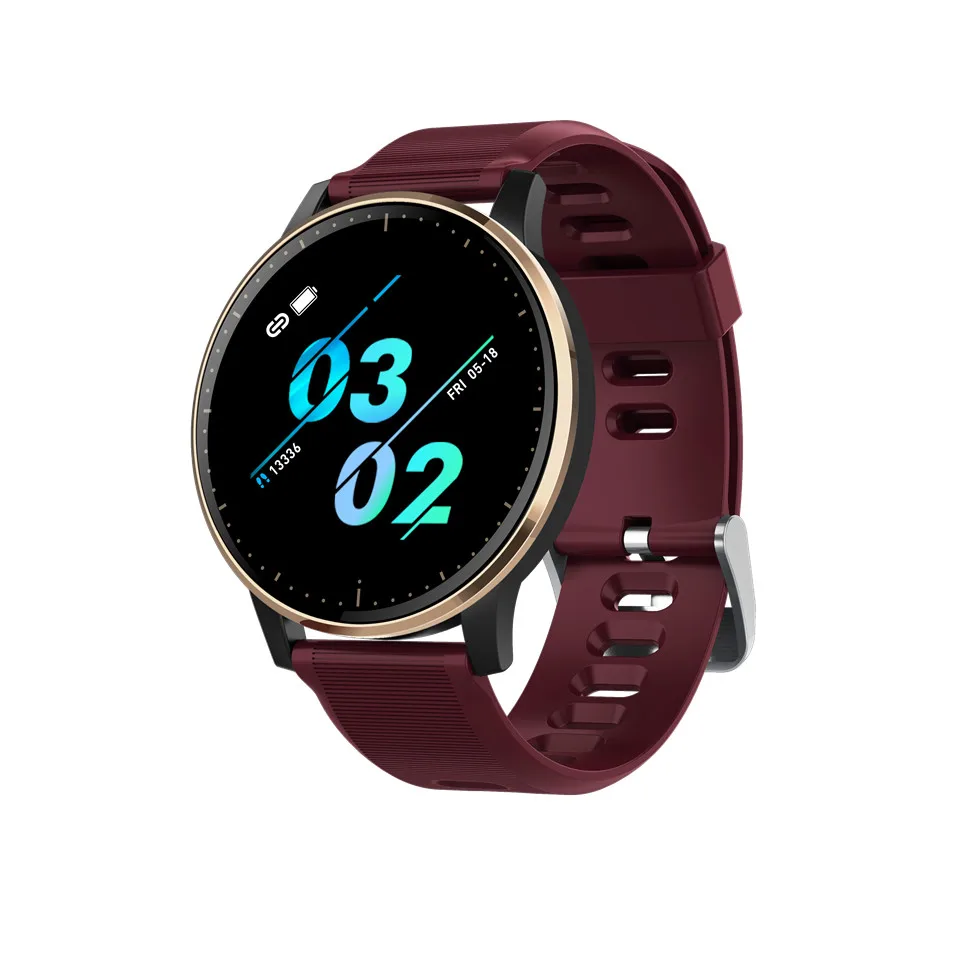 

Q20 1.3" Full Touch Smart Watch Waterproof Heart Rate Blood Oxygen Monitor Call SMS Reminder Fitness Sports Smartwatch Bracelet