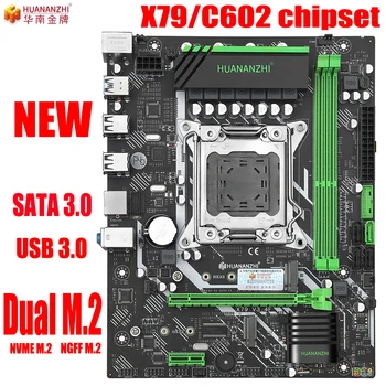 

HUANANZHI X79 6M motherboard LGA 2011 dual M.2 USB3.0 SATA3.0 support REG ECC DDR3 memory and Xeon E5 V1 V2 processor