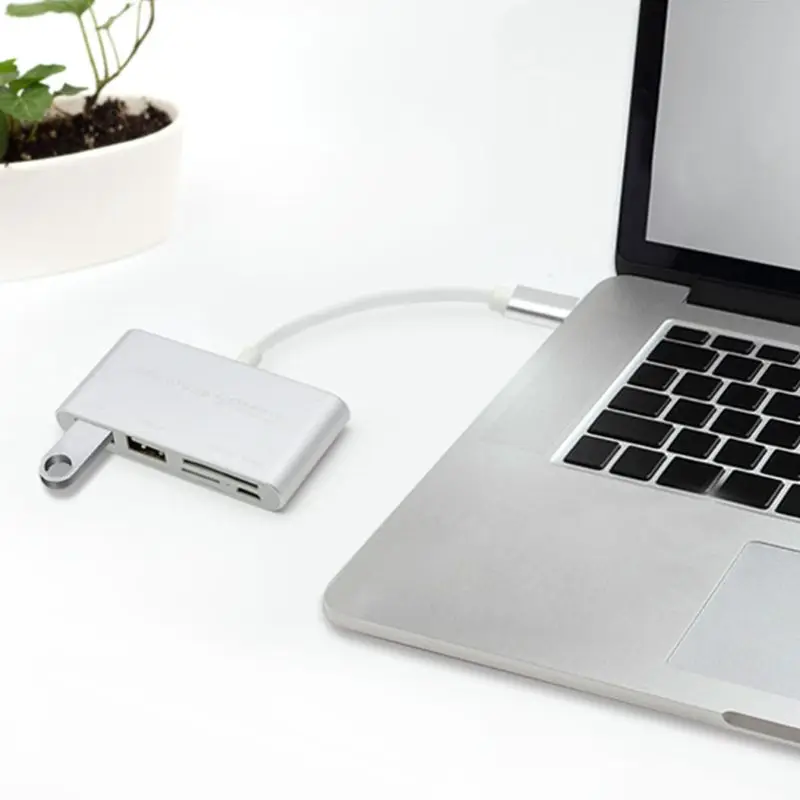 USB C3.1 type-C OTG для чтения карт/USB 3,0 концентратор/SD/TF адаптер для ноутбуков типа C A5YA