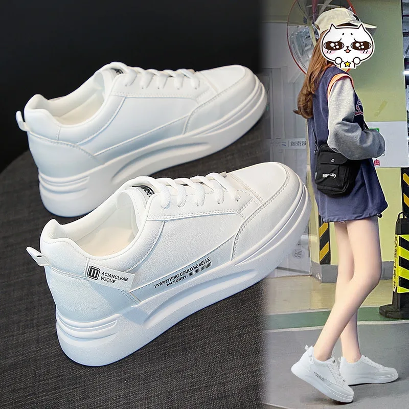 

Fashion Women's Sneakers Platform Sports Shoes Summer White Chunky Sneakers Vulcanized Casual Shoes Tennis Female Basketwv4