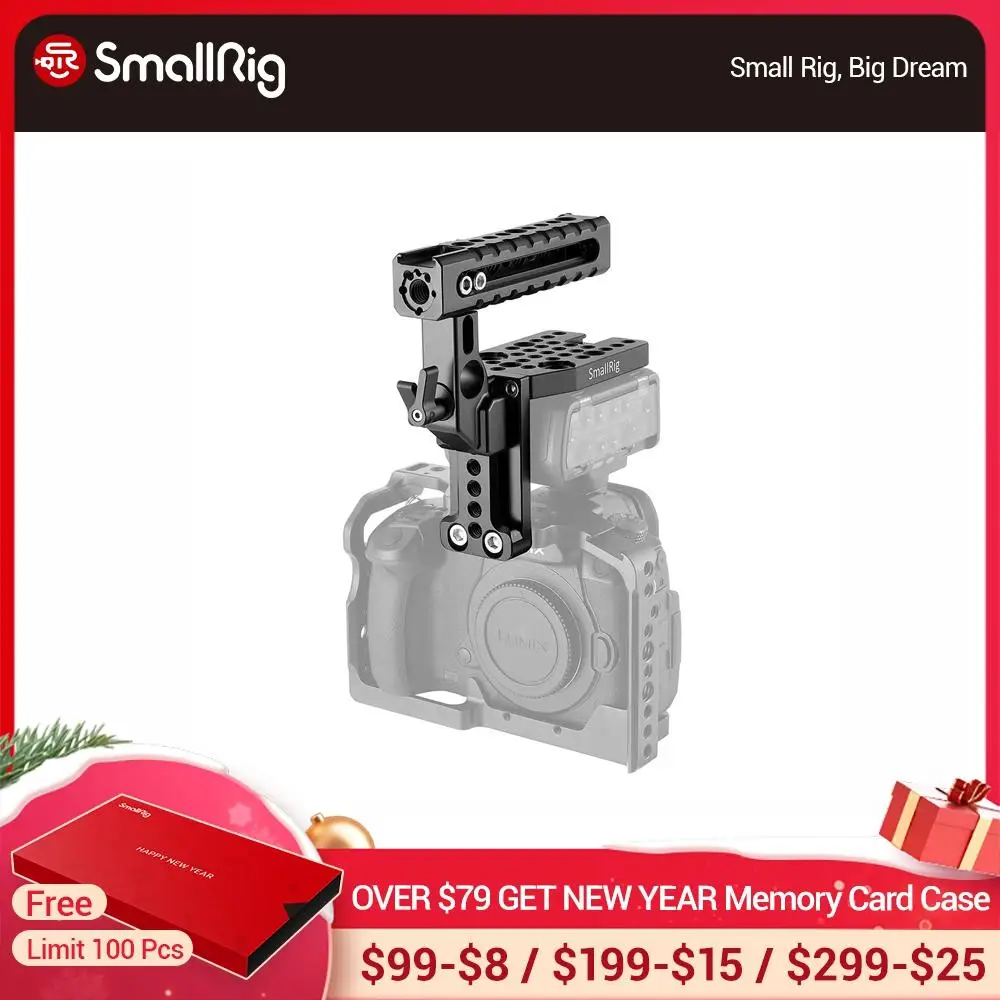 SmallRig Верхняя ручка для Panasonic Lumix GH5/GH5S DMW-XLR1 с Arri установленными отверстиями