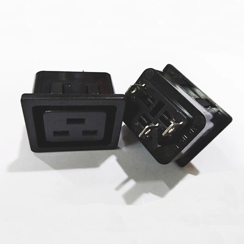 NCHTEK 10 А 250 в IEC 320 C19 3-контактный гнездовой разъем питания переменного тока