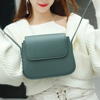 

Women Leather Shoulder Bags Flap Women's Small Square Bag light Wild Simple Female Daily Brief Messenger Bags Crossbody Bags