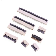 5 PCS FPC Connector Socket,FFC 0.5MM,Clamshell,Bottom Contact Type,4P/5P/6P/8P/10P12P/14P/16P/18P/20P/22P/24P/26P/30P-60P