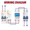 Din Rail  Single Phase Reset Zero Energy Meter kWh Voltage Current Power Consumption Counter Wattmeter Electricity 220V-230V AC ► Photo 2/6