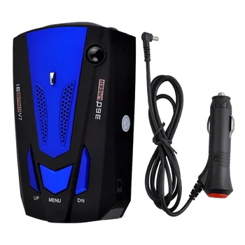 

VODOOL V7 Radar Detector 360 Degree 16 Band Auto Car Vehicle Speed Safety Anti Radars Police Voice Alert Warning Detector X K KA