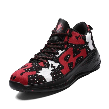 

2020 New Mens Basketball Shoes Mixed Color Comfortable Man Sports Shoes Gym Blue Red Male Fitness Trainers Plus Size