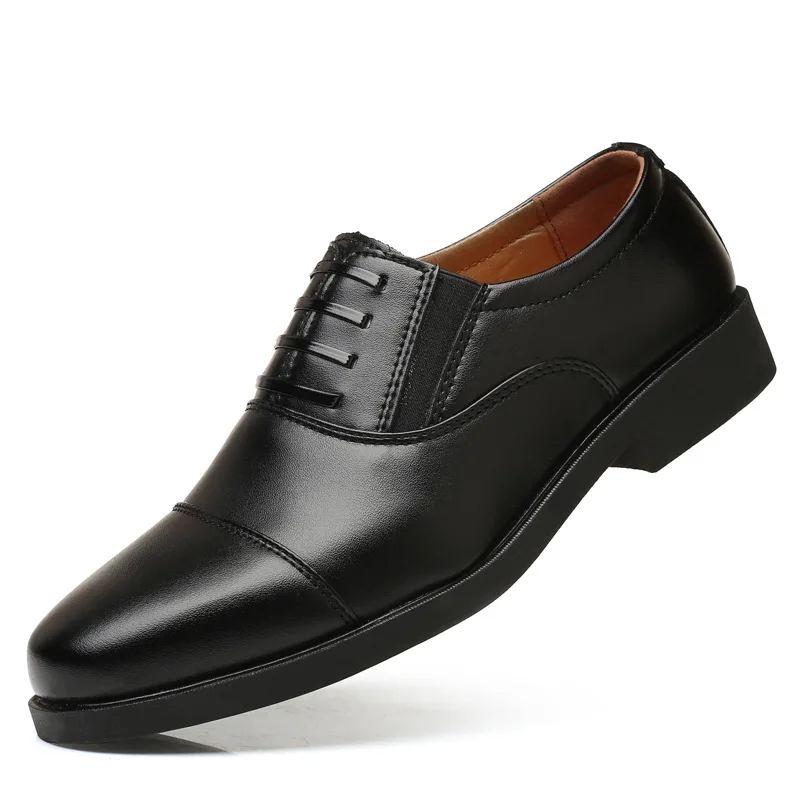 zapatos de vestir de cuero para hombre