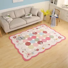 Пасторальные ковры, нескользящий напольный коврик для гостиной, дивана, журнального столика, прикроватные коврики, ковер, большой коврик для ползания, Квадратный Ковер, домашний декор