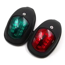 Красный/зеленый светодиодный навигации световая сигнальная лампа 12V24V валюты Sidelight для Морская Лодка аксессуары для яхт световой индикатор аксессуары