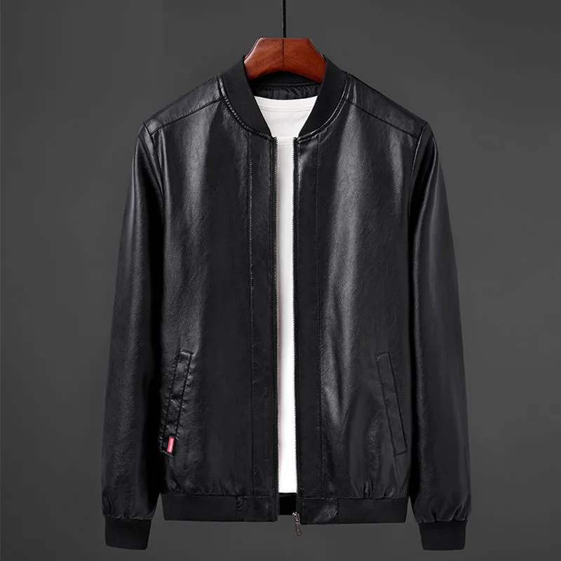 Chaquetas para hombres de cuero de la motocicleta chaqueta de cuero para hombres bicicleta clásica vaquero chaqueta de terciopelo gruesos abrigos ropa de marca
