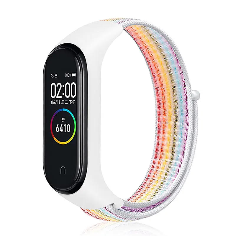 Спортивный нейлоновый ремешок для Xiaomi Mi Band 4 3 сменный Браслет для Xiaomi Mi 4 Band 4 Band 4 Mi3 Смарт-часы