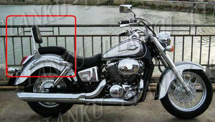 Хромированная спинка Сисси Бар багажная стойка для Honda Shadow VT400 VT750 1998-2003