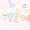 10pcs/lot Cute Mini Decorative Metal Creative Love the Earth Colors Clips Paperclips Bookmark Office Accessories Statioinery ► Photo 3/5