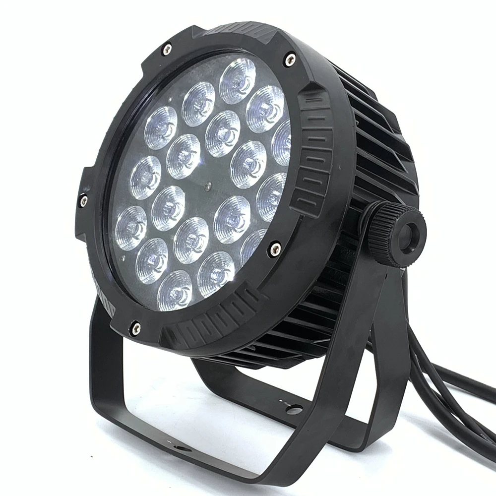 IP65 водонепроницаемые 18x12 Вт светодиодные лампы Par RGBWA УФ огни 6 в 1 dj DMX512 управление