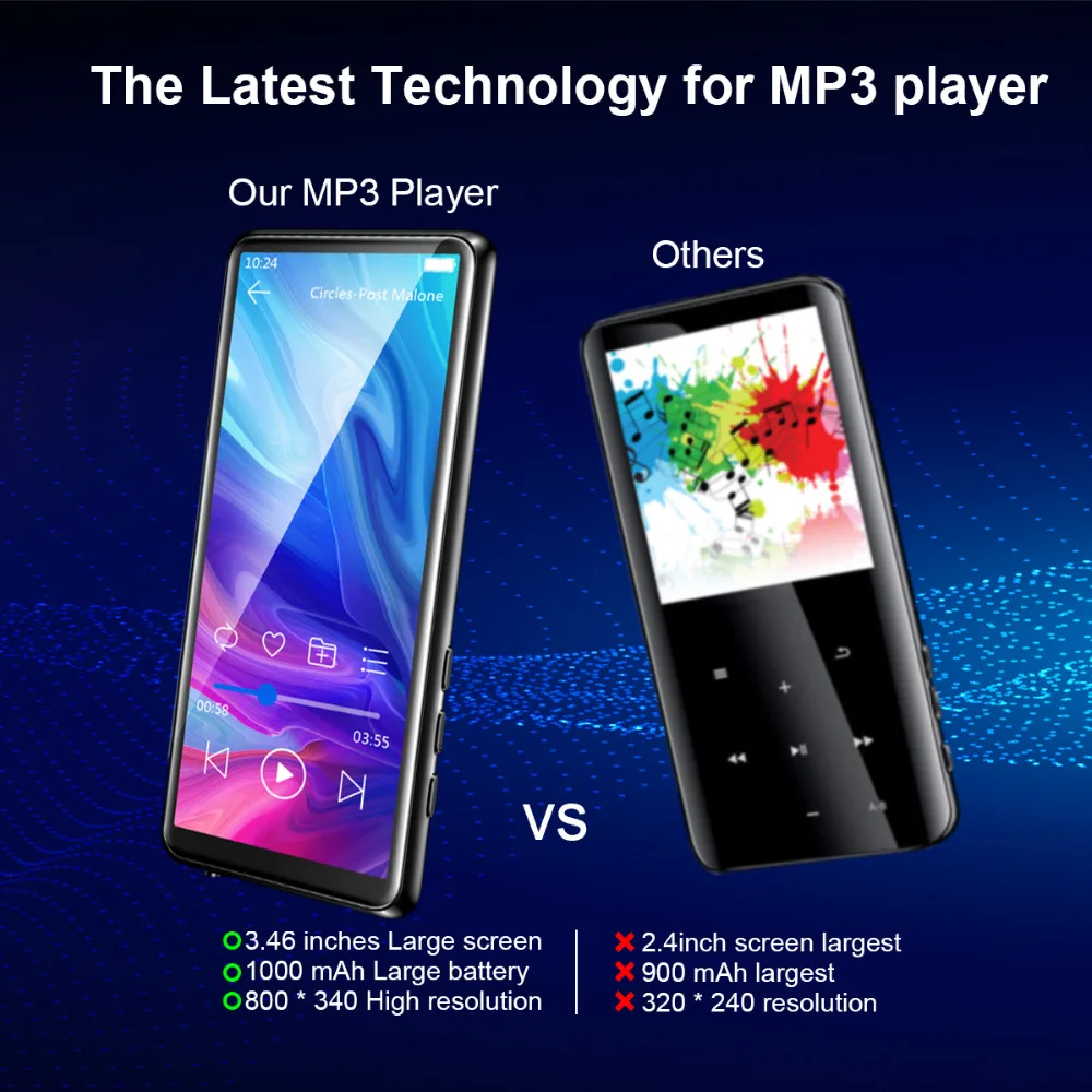 Multi função melhor leitor de mp3 com