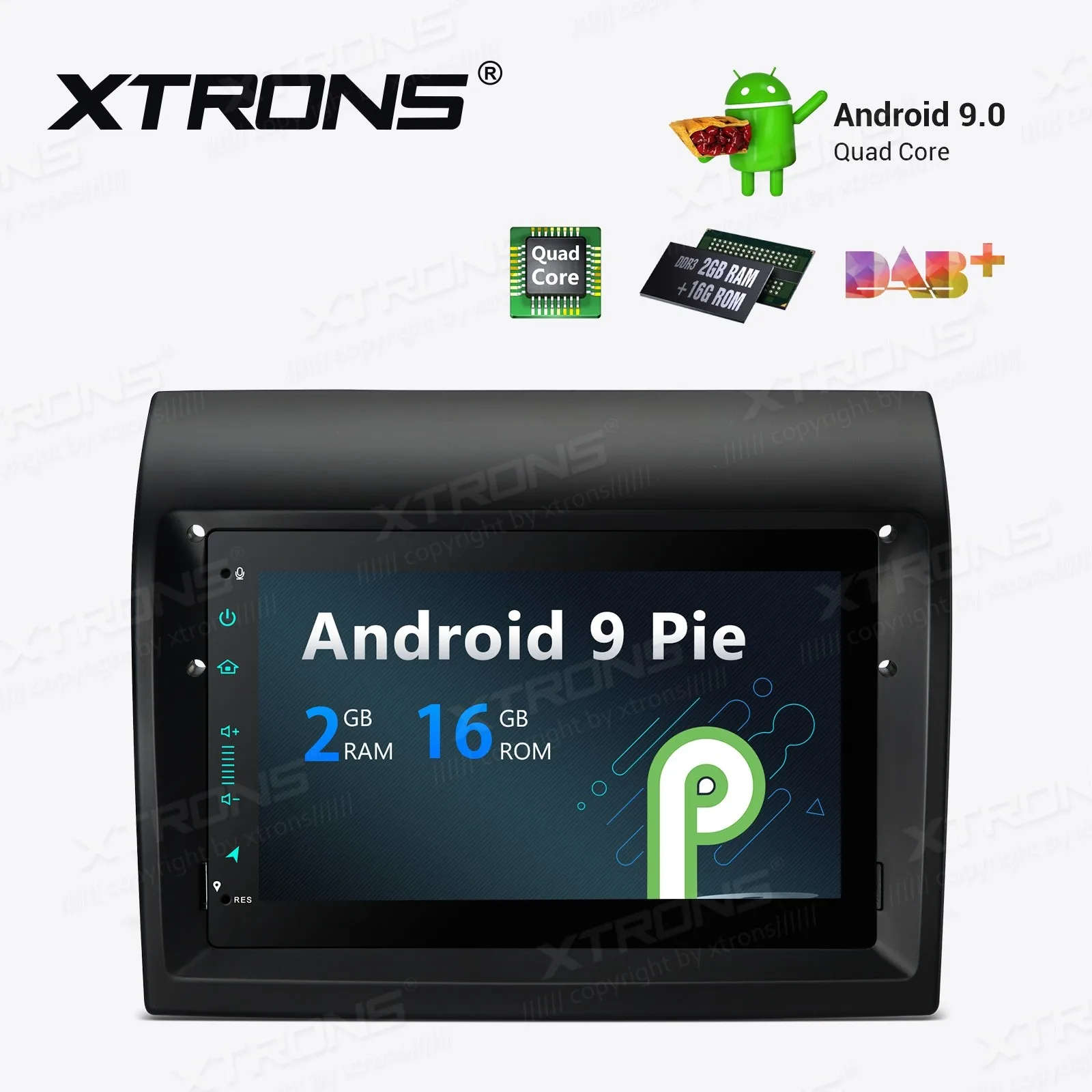 

7" Quad-Core CPU Android 9.0 OS Car Multimedia Navigation GPS Radio for Fiat Ducato 2011-2015 with 4G/3G/WIFI Internet Support