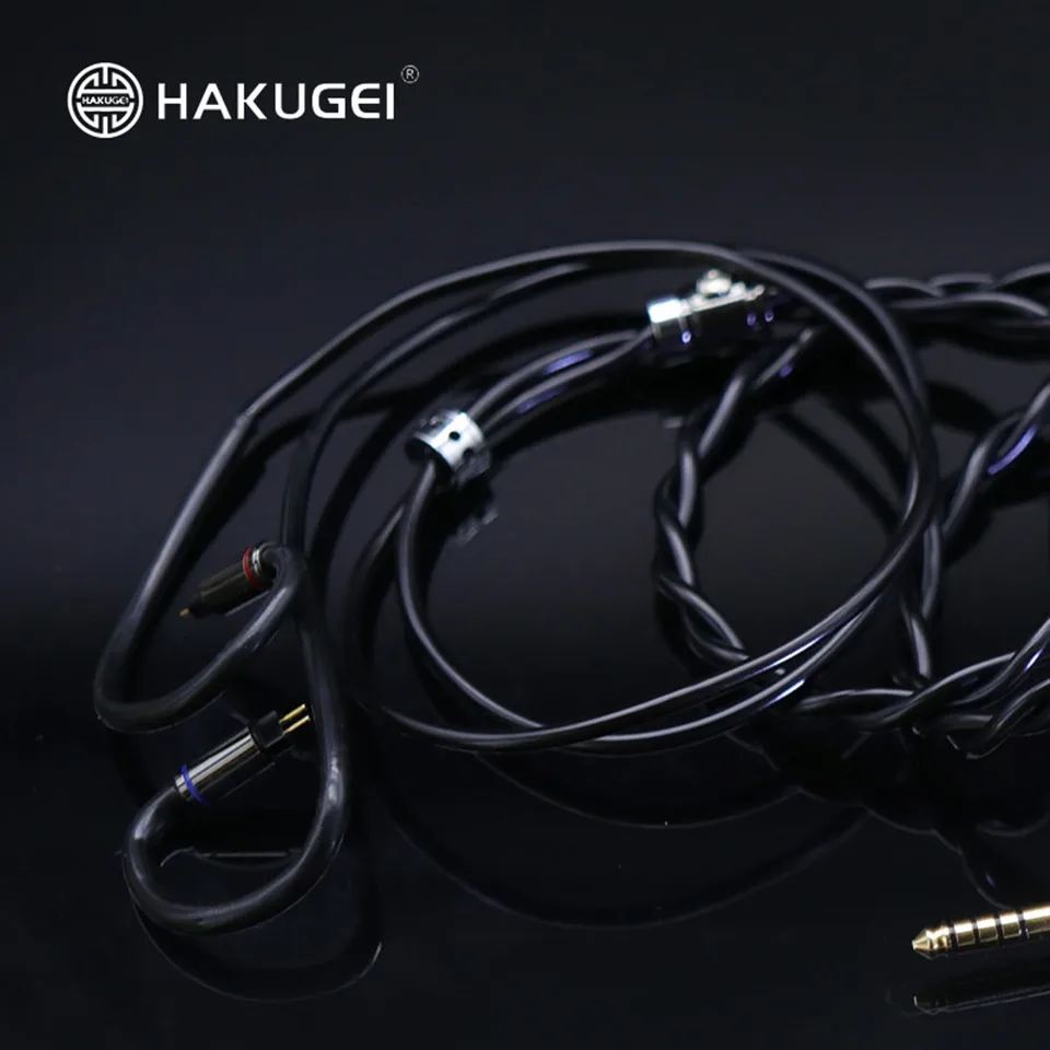HAKUGEI Black Dragon 2pin 4.4mm イヤホンケーブル H19c33fed7a024de79153c54136d1d