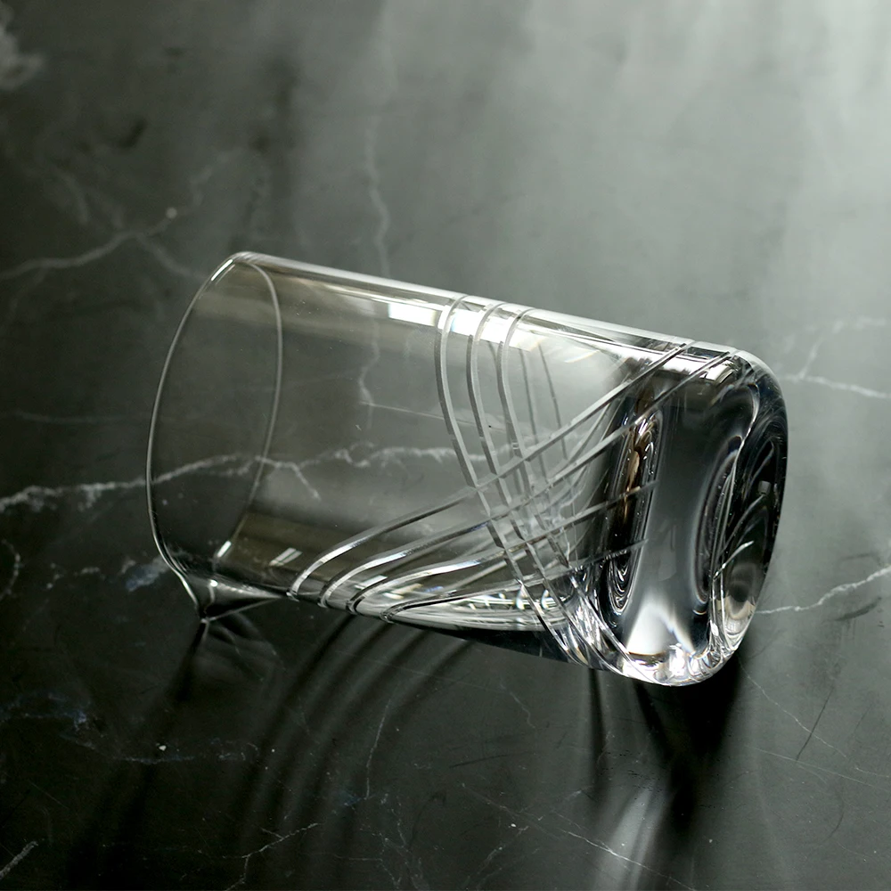 17oz Lead-Free Crystal Glass Thick Base Cocktail Maker Mixing Glasses for Stability Bartender Tool and Seamless Bar Accessory