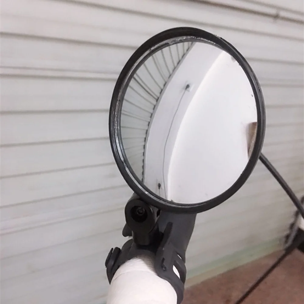 Bicycle Rear Mirror 360 Degree Rotation MTB Road Bike Handlebar Silicone Rearview Safety Cycling Rear View Convex Mirrors BC0115 (8)