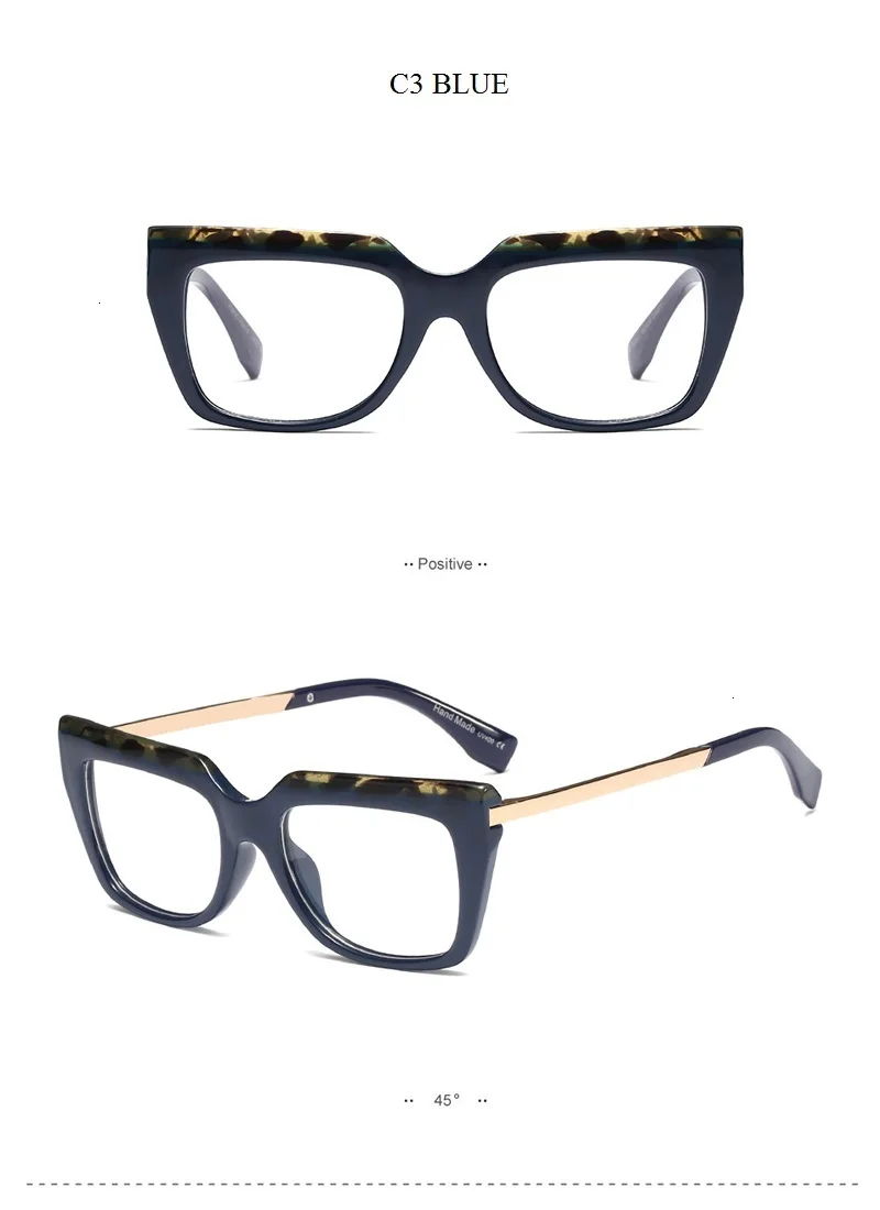 QPeClou, большие квадратные очки, оправа для женщин, леопардовые оптические линзы, оправы для очков, женские,, бренд, прозрачные линзы, Oculos Shades