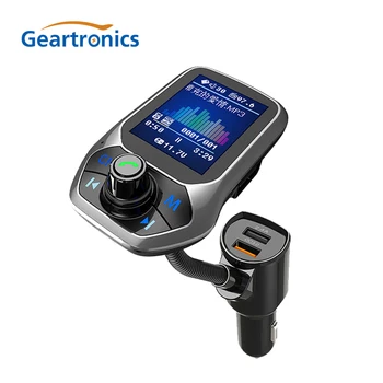

Large Screen Car MP3 Player Bluetooth 5.0 Receiver FM Transmitter Dual USB QC3.0 Car Charger U Disk /TF Lossless Music Player