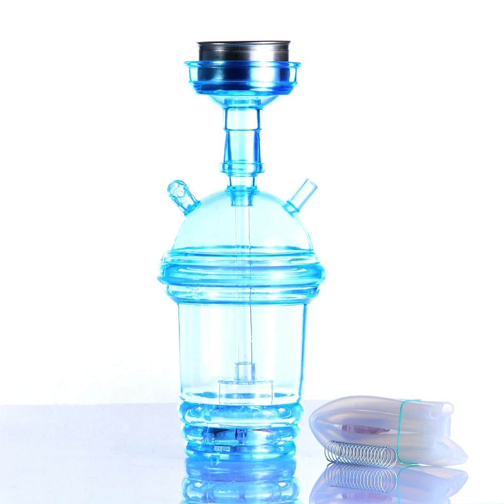 5 Color Acrylic LED Light Hookah Cup Set Shisha Pipe Narguile Chicha with Sheesha Hose Stainless Steel Bowl Charcoal Holder |
