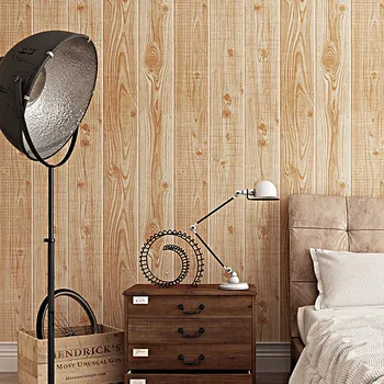 

Wood grain wallpaper antique wood texture original wood color classical Chinese Style 3D three-dimensional wall paper