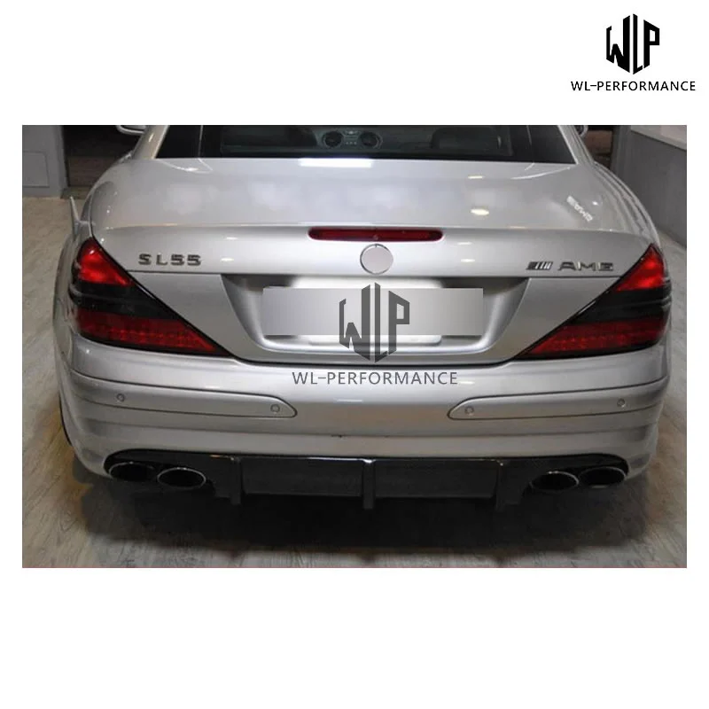R230 High Quality Carbon Fiber Rear Lip Diffuser Car Styling For 