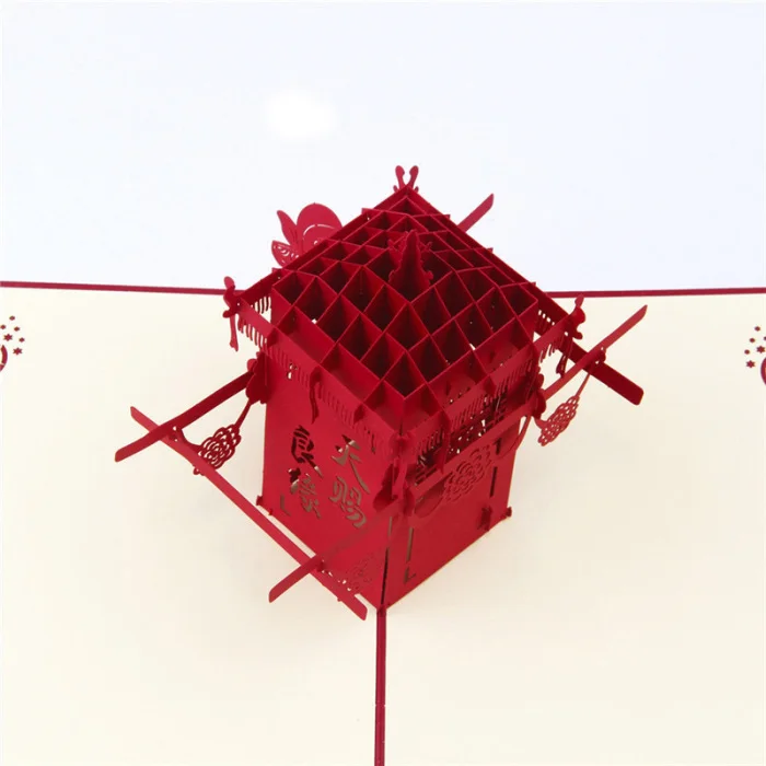 Ручной работы День рождения поздравительная открытка 3D пригласительная открытка на день рождения Свадебная вечеринка SEP99