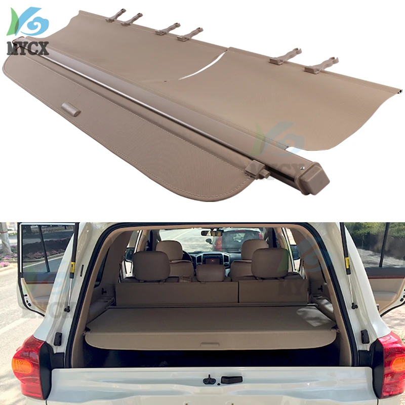 

Rear Trunk Cargo Cover For TOYOTA Land Cruiser LC200 200 2008 2009 2010 2011 2012-2013 High Qualit Security Shield Accessories