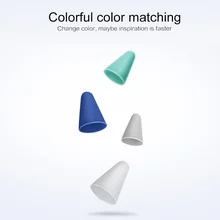 Красочный 4 шт силиконовый сменный наконечник чехол колпачок для наконечника кожи для Apple карандаш защитный чехол ручка для тачскрина