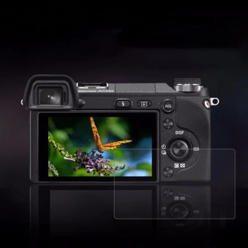 Закаленное стекло для камеры ЖК-защитная пленка для sony A6000 A6300 A6500 предотвращает появление отпечатков пальцев и других загрязнений