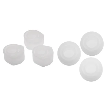 

6Pcs Silicone Ring Mold Jewellery Pendant Rings Resin Casting Circle Mould for DIY Craft Making