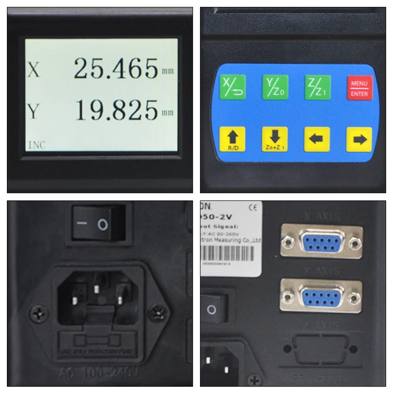 TTL LCD 2 осевой цифровой индикации DRO/цифровой дисплей/цифровая система