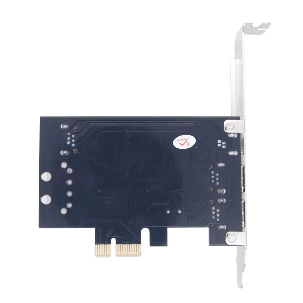 Cartão de Expansão para pc Desktop Portas 1394a Pci-e 1x para Ieee 1394 Adaptador de Vídeo dv 1x 4pin 3x 6pin Firewire Controlador - Imagem 2