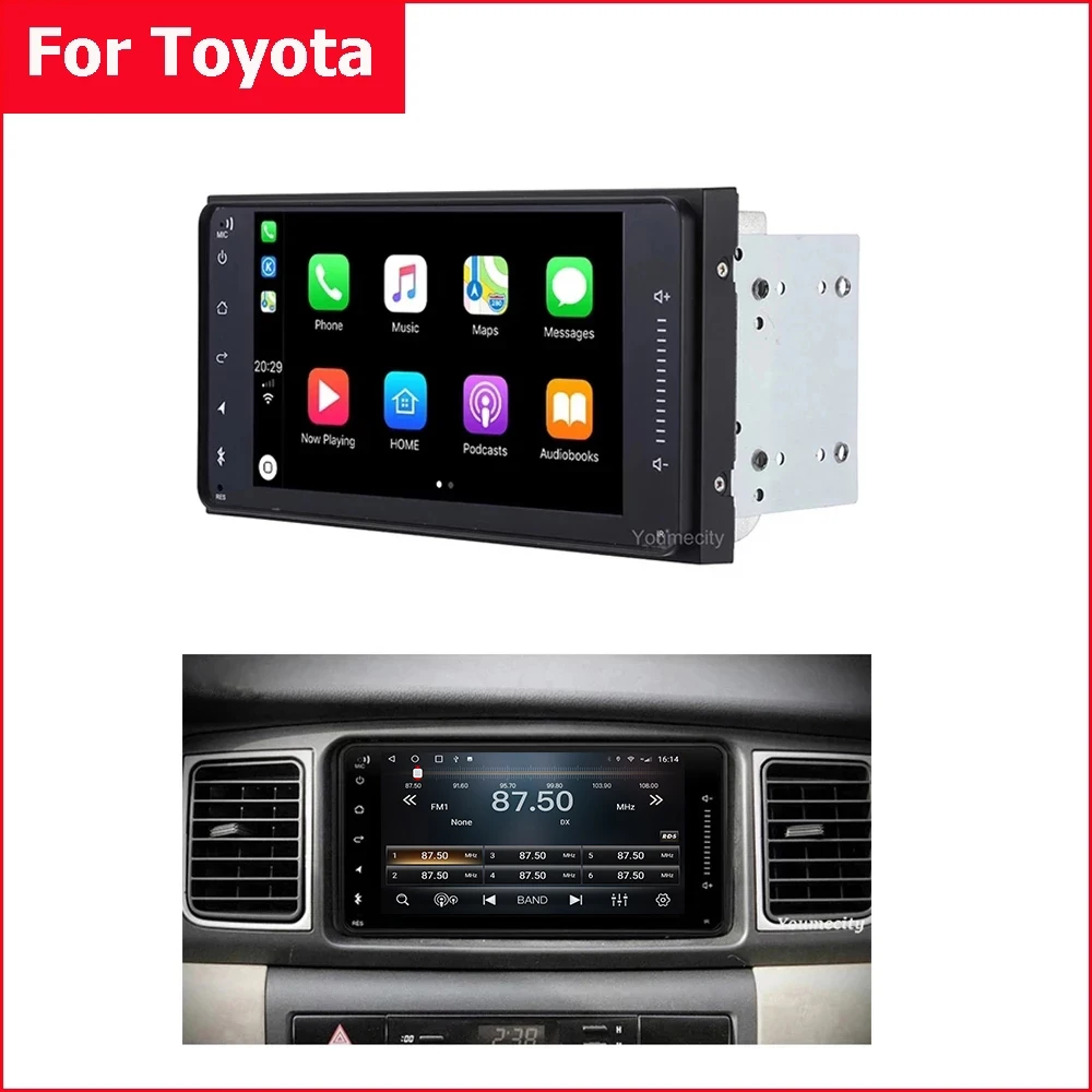 Youmecity Car DVD Video Player GPS Radio for Toyota Ractis Camry allion Camry Prado Avensis Auris Prius wish Yaris highlander
