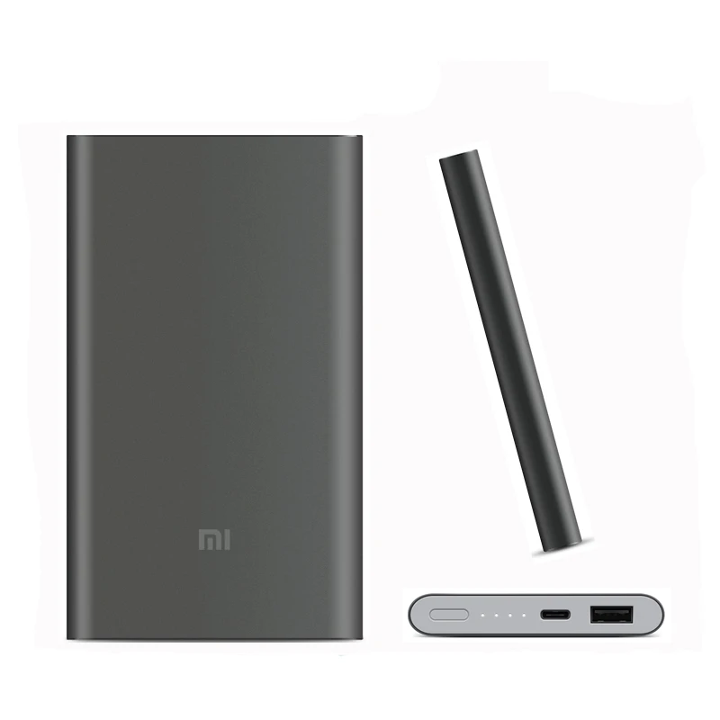 

Xiaomi Original Mi Power Bank 10000mAh Pro 10000 mAh Powerbank Quick Charger QC 2.0 Type-C External Battery Pack for Smartphone