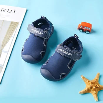 

2020 Summer Kids Shoes Toddler Boys Girl Closed Toe Solid Sandals for Kid Orthopedic Sport Sneakers Summer beach Sandals 21-30