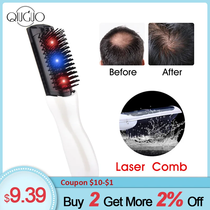  Electric Head Massager Anti Loss Comb Infrared Vibration Head Massage Machine Anti Hair Loss Hairbr