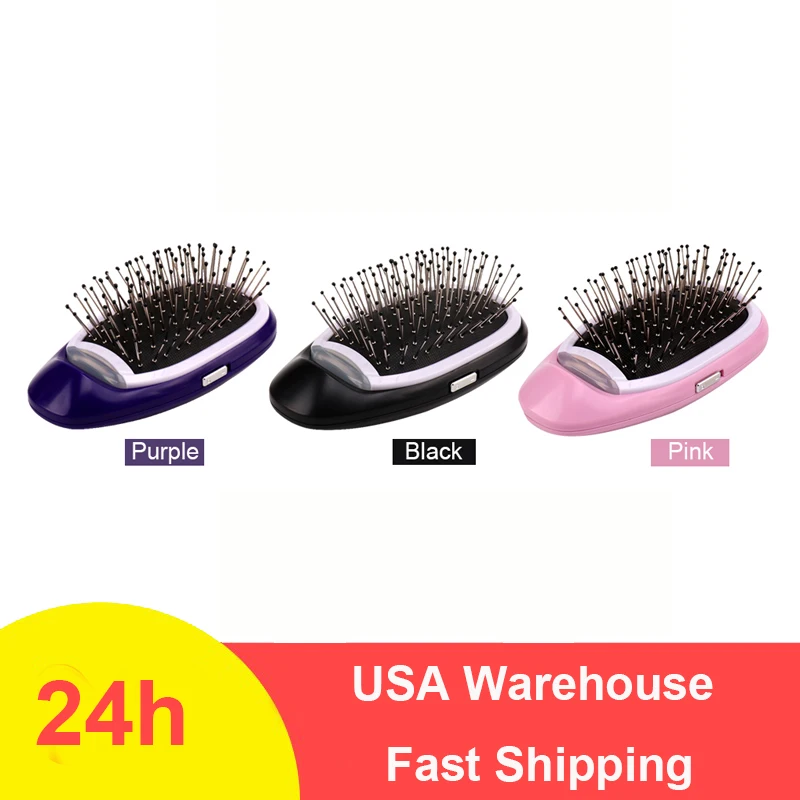 Ionic Hair Brush Portable Electric Hairbrush Anti Static Magic Negative Ion  Hair Massage Comb No More Frizz Hair Styler Dropship Combs AliExpress |  Guoxing Ionic Electric Hairbrush Negative Ions Hair Brush Comb