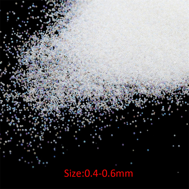 Tiny Crystal Glass Balls Rhinestones For Nails Microbead Caviar Beads Resin Filling for Silicone Mold UV Resin Epoxy Filler