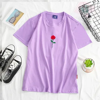 

100% brand new Hip hop Kawaii Funny Cotton T-shirt chic Harajuku vintage BF large size loose top women fashion Unisex T-shirt S-