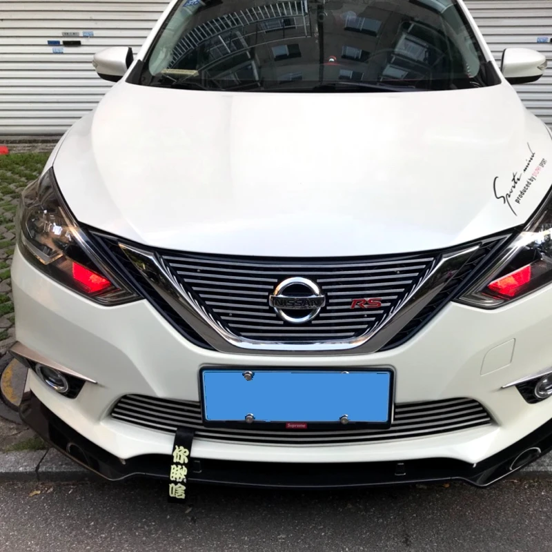 

UBUYUWANT Front Bumper Spoiler For Nissan Sentra 2016-2018 Front Bumper Lip Diffuser Decoration Bumpers Protector Body kit