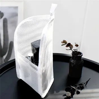 

Makeup Waterproof Toilet Bathroom Storage Bags New Portable Travel Makeup Bag Transparent Toothbrush Kits Mesh Cosmetic Bag