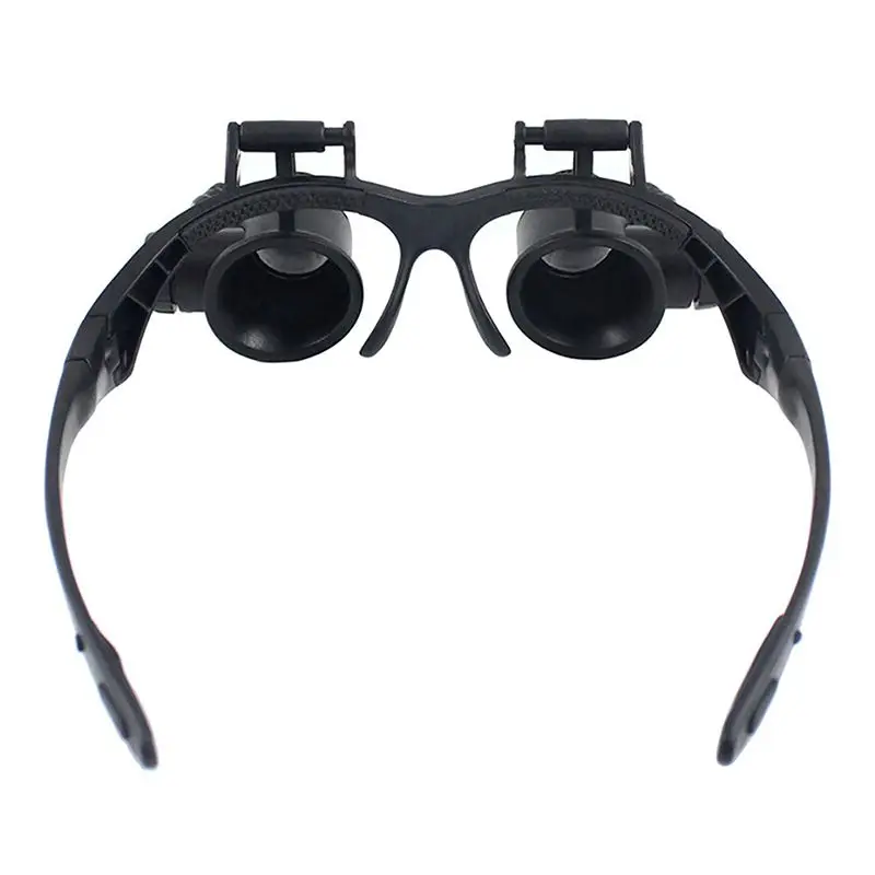 Светодиодные очки светящийся поплавок ювелирные Лупа с 8 линзами/набор увеличительных глаз, Стекло Лупа ювелира ремонт часов