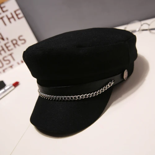 Fashion Diamond Military Hat Autumn 