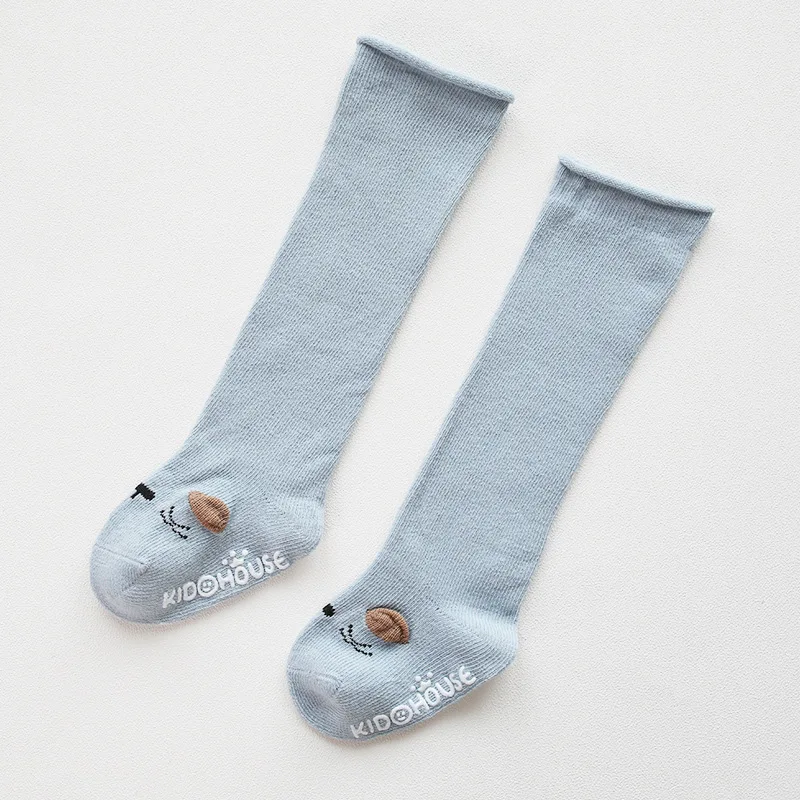 5 цветов, хлопковые носки для малышей, детские чулки, носки для девочек, осенние зимние носки, носки для малышей, для мальчиков и девочек 0-3 лет - Цвет: SK1002-3